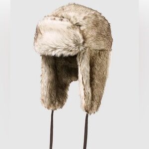 Eddie Bauer Faux Fur Trapper Hat